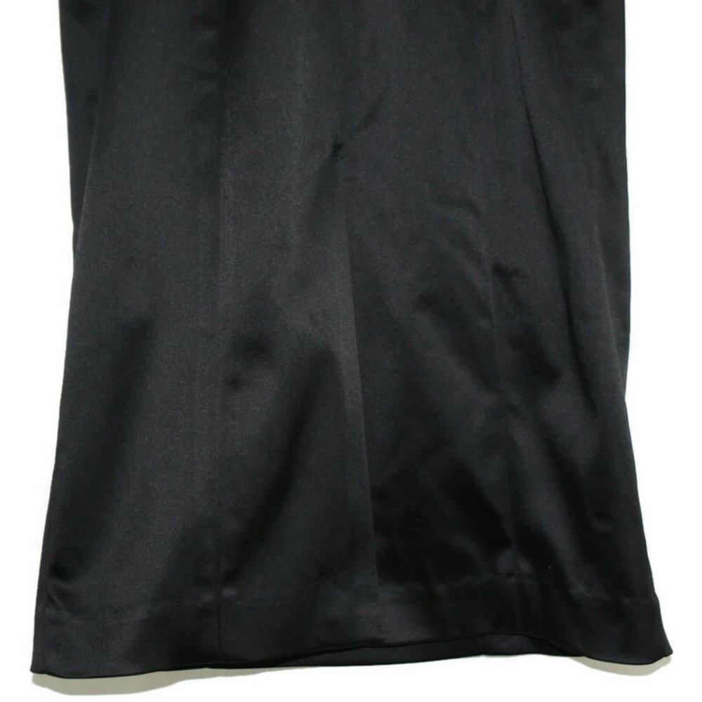Bebe  Stretcy Bandage Dress  with "V" Lace Trim Front /Back Neckline Size Small - Picture 8 of 12